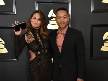 El matrimonio formado por la modelo Chrissy Teigen y el cantante John Legend El matrimonio formado por la modelo Chrissy Teigen y el cantante John Legend