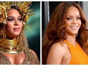 Rihanna y Beyoncé en los Premios Grammy 2017 Rihanna y Beyoncé en los Premios Grammy 2017