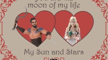 Tarjeta de 'Juego de Tronos' para San Valentín