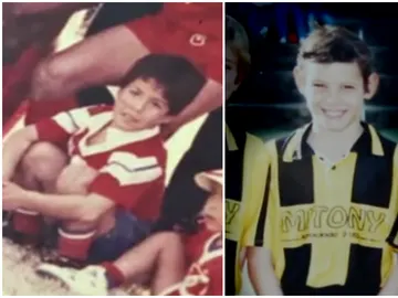 Luis Suárez y Edinson Cavani, en sus inicios Luis Suárez y Edinson Cavani, en sus inicios