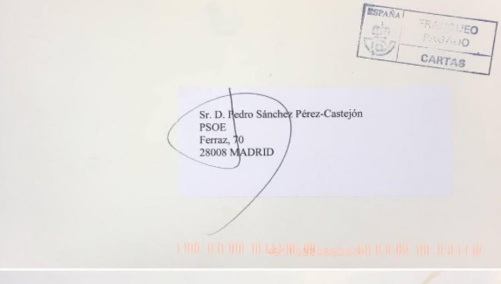 La carta de Revilla a Pedro Sánchez