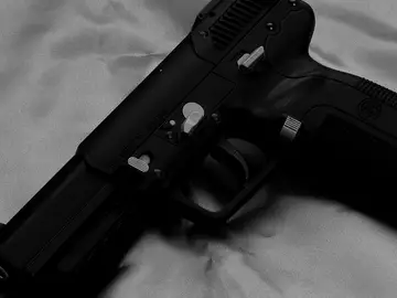 Imagen de archivo de una pistola Imagen de archivo de una pistola
