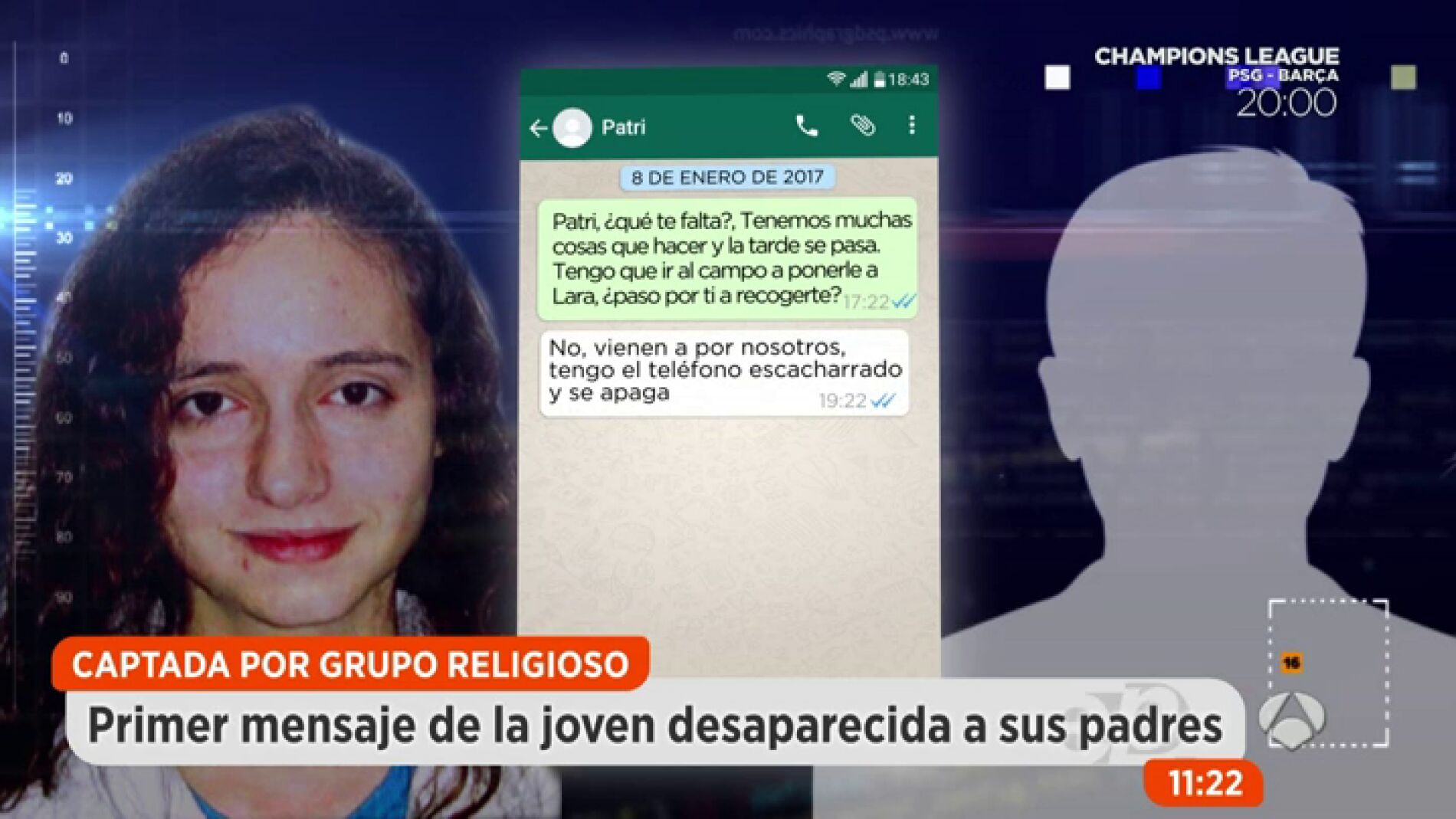 Frame 178.996762 de: Buscan a una joven captada por un grupo religioso sexual