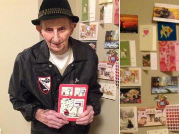 Anciano recibe tiernas cartas de San Valentín