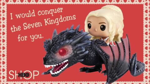 Tarjeta de 'Juego de Tronos' para San Valentín 