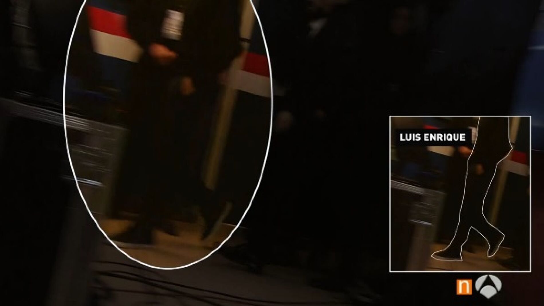 Luis Enrique abandona la zona mixta