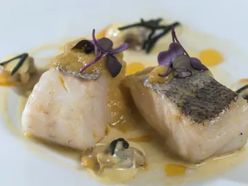 Caldeirada de merluza y kakis Caldeirada de merluza y kakis