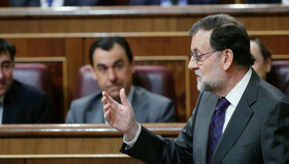 Mariano Rajoy durante su intervención