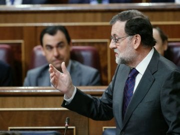 Mariano Rajoy durante su intervención Mariano Rajoy durante su intervención
