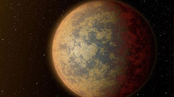 Recreación de un planeta próximo al Sistema Solar