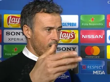 Luis Enrique se encara con un periodista Luis Enrique se encara con un periodista