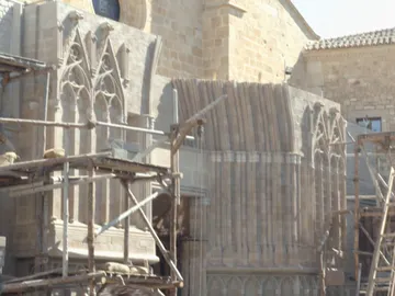 La réplica de la Basílica de Santa María del Mar que invadió Cáceres La réplica de la Basílica de Santa María del Mar que invadió Cáceres
