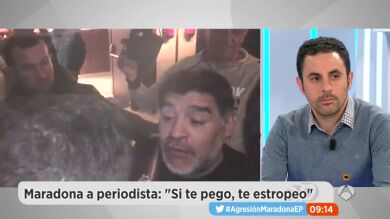 Hablamos con el periodista agredido por Maradona: 