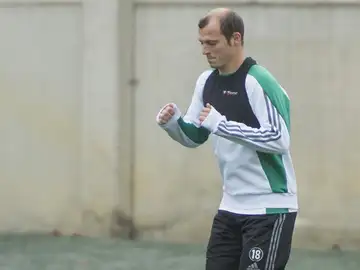 Zozulya entrenando Zozulya entrenando