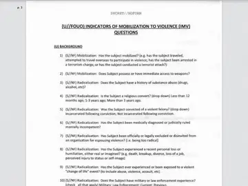 Preguntas del FBI Preguntas del FBI