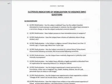 Preguntas del FBI Preguntas del FBI