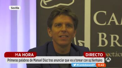 Manuel Díaz 'El Cordobés' anuncia su primera corrida junto a su hermano Julio Benítez