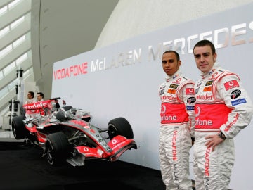 Hamilton y Alonso en McLaren