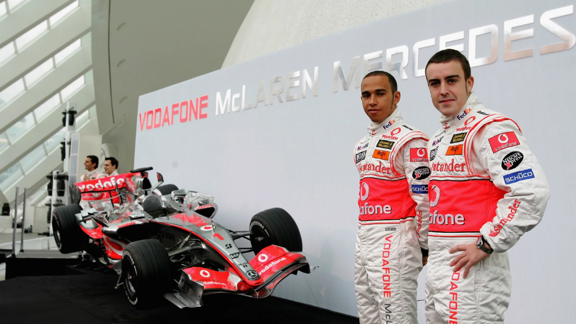 Hamilton y Alonso en McLaren