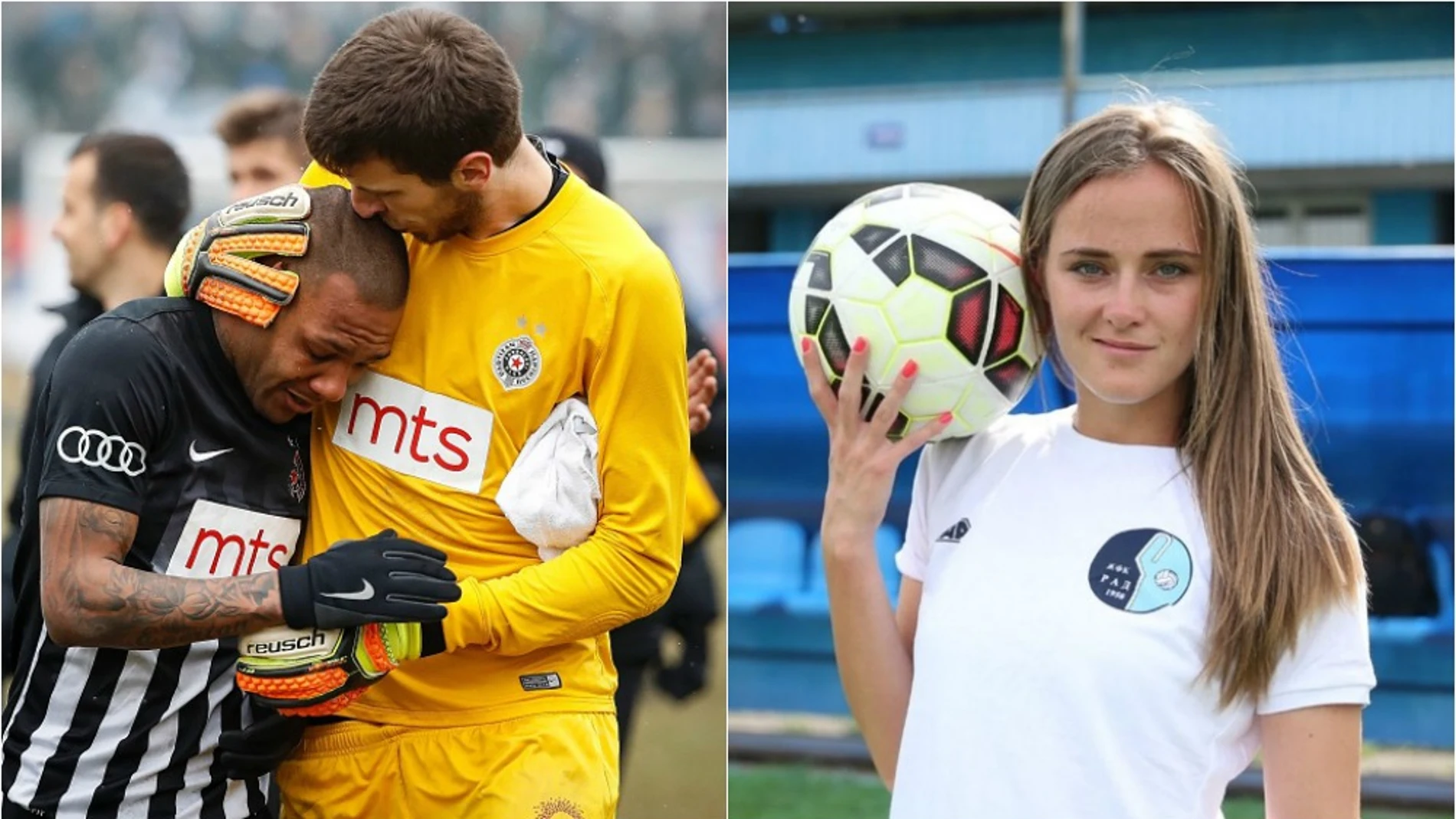 Everton Luiz y la vicepresidenta del Rad Everton Luiz y la vicepresidenta del Rad