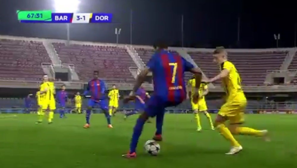 El impresionante gol de Jordi Mboula