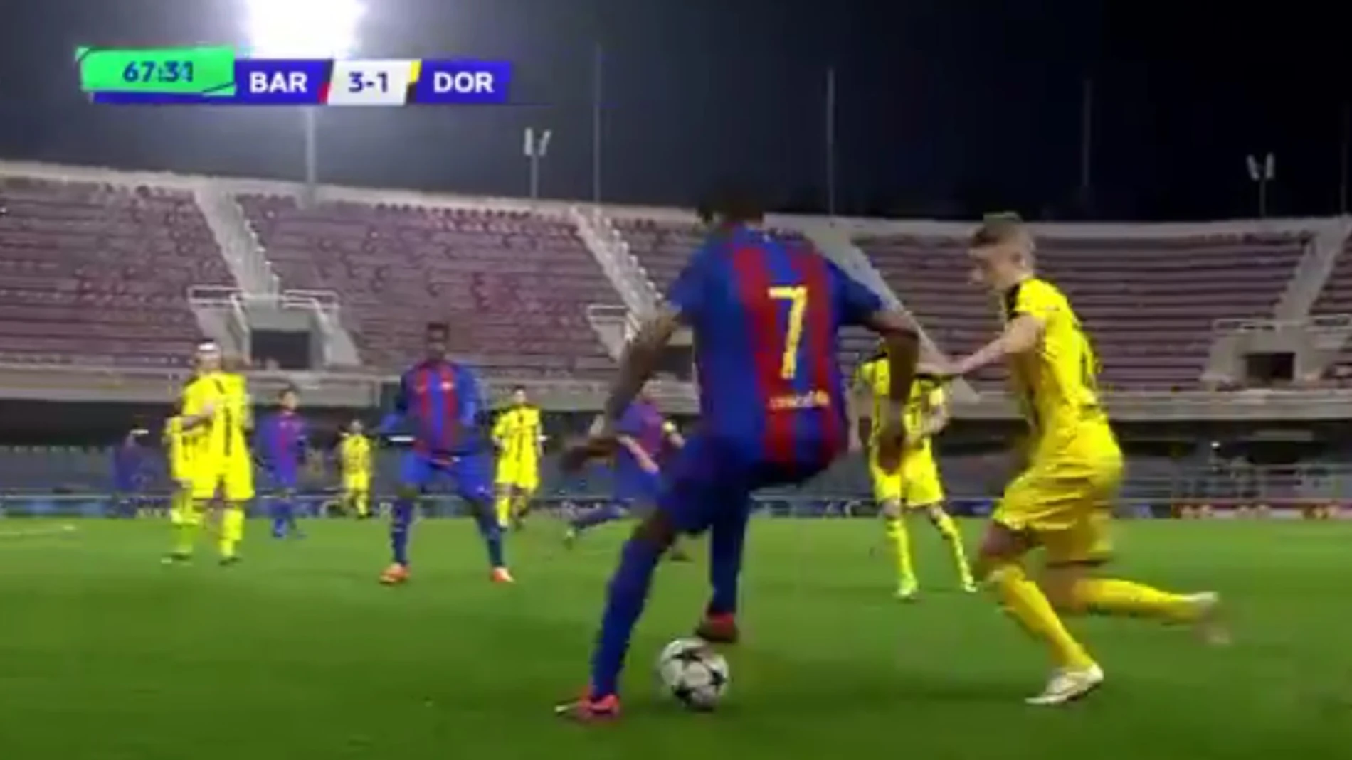 El impresionante gol de Jordi Mboula