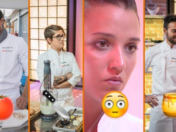 Platos vacíos, cocinas sucias y figuras de cine, los momentazos del segundo programa de 'Top Chef'