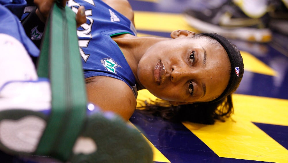 Candice Wiggins, durante un partido