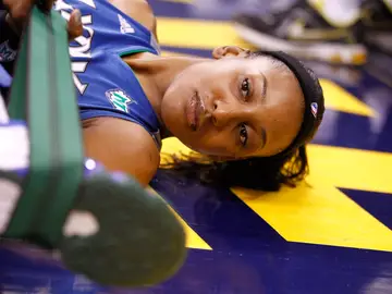 Candice Wiggins, durante un partido Candice Wiggins, durante un partido