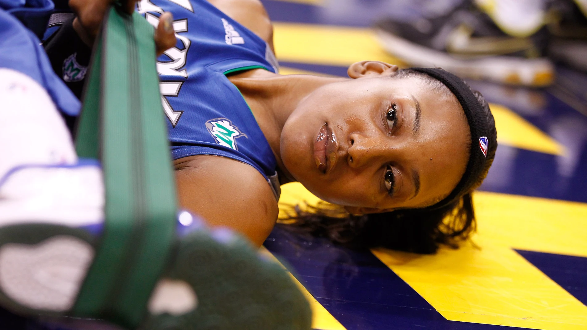 Candice Wiggins, durante un partido Candice Wiggins, durante un partido