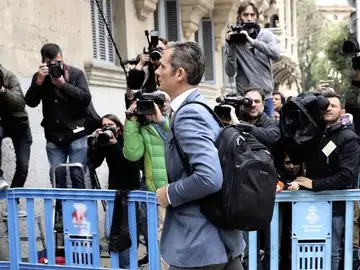 Iñaki Urdangarin a su llegada a la Audiencia de Palma Iñaki Urdangarin a su llegada a la Audiencia de Palma