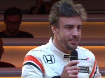 Alonso, en la presentación del McLaren-Honda