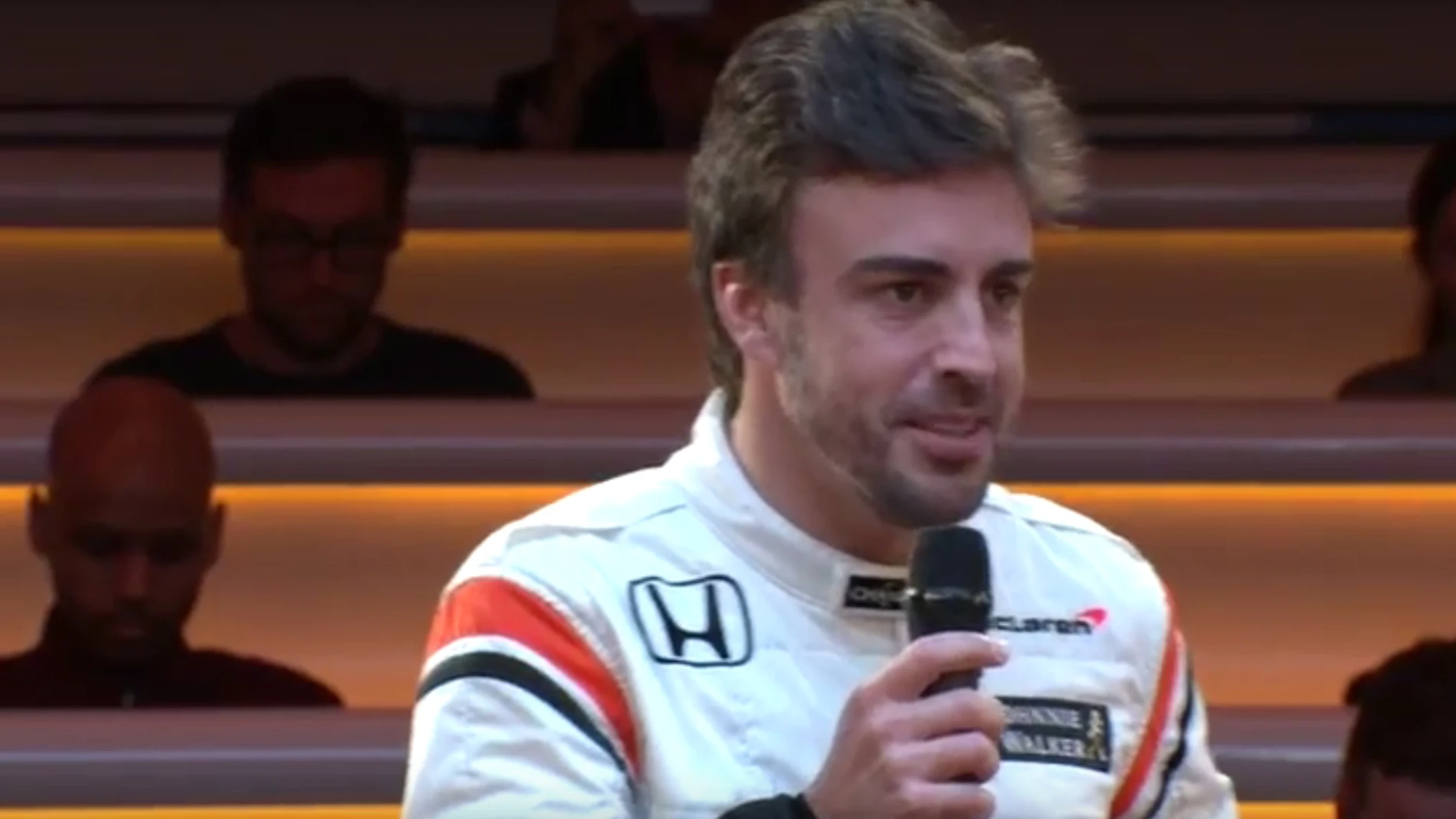 Alonso, en la presentación del McLaren-Honda