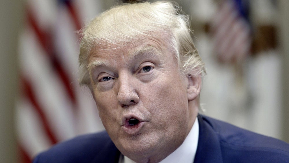 Donald Trump en una imagen de archivo