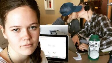Una joven publica imágenes como 'sujetavelas' y se hace viral