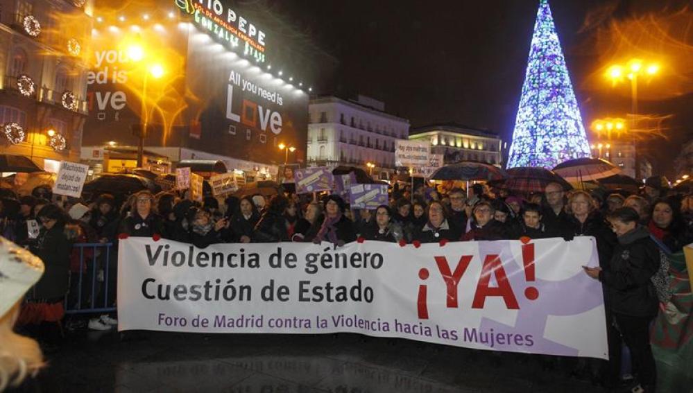 Huelga de hambre contra violencia de género