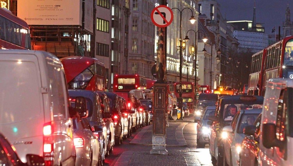 Atasco en Londres