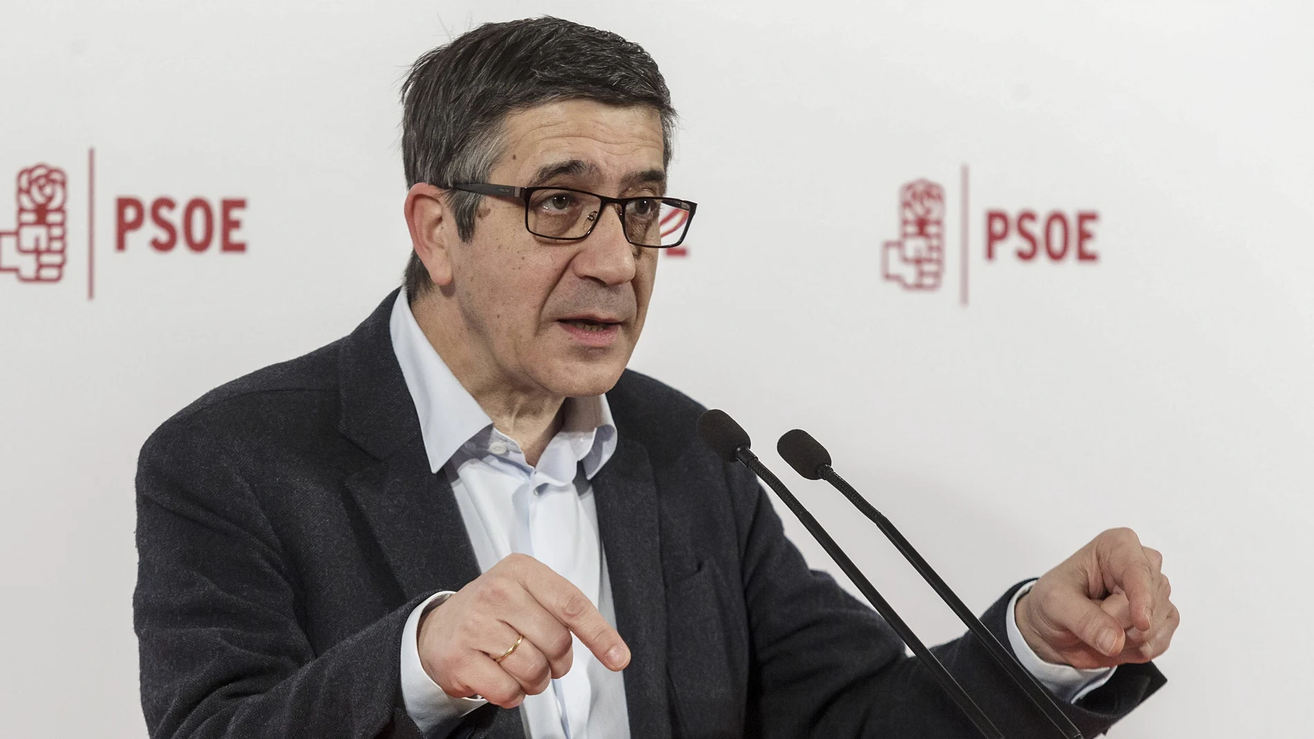 El diputado socialista Patxi López El diputado socialista Patxi López
