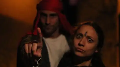 Fernando Guallar y Blanca Parés en Marrakech Fernando Guallar y Blanca Parés en Marrakech