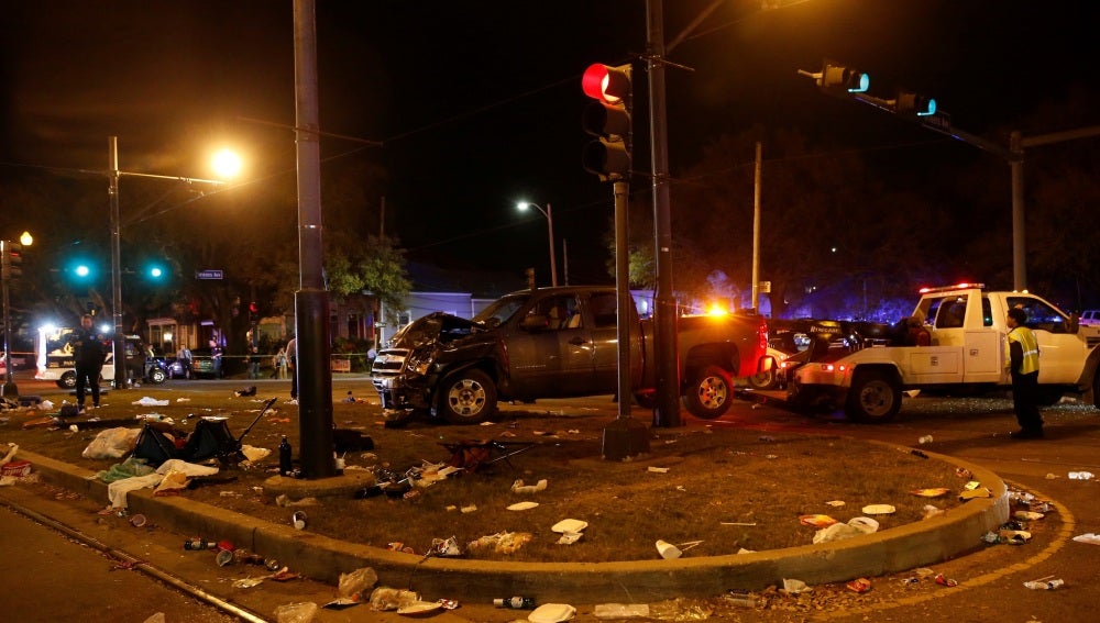 Accidente en Nueva Orleans