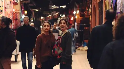 Blanca Parés y Lucía Martín Abello en Marrakech Blanca Parés y Lucía Martín Abello en Marrakech