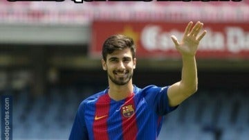 André Gomes, protagonista de los memes del Atlético-Barcelona
