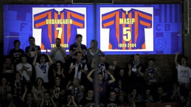 El Barcelona no retirará la camiseta de Iñaki Urdangarin en el Palau a pesar de su condena