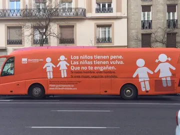 Autobús transfóbico de 'Hazte Oír' Autobús transfóbico de 'Hazte Oír'