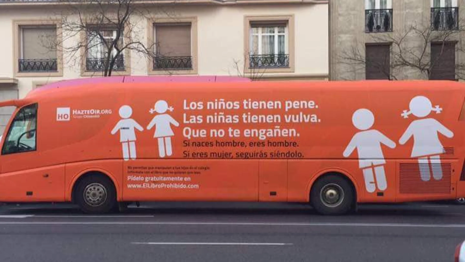 Autobús transfóbico de 'Hazte Oír' Autobús transfóbico de 'Hazte Oír'