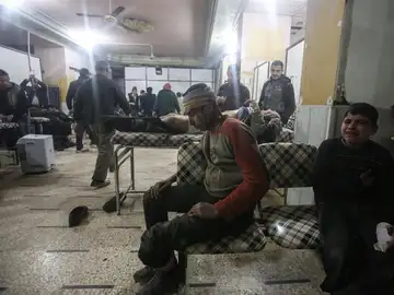 Heridos en Siria tras un bombardeo en Douma Heridos en Siria tras un bombardeo en Douma