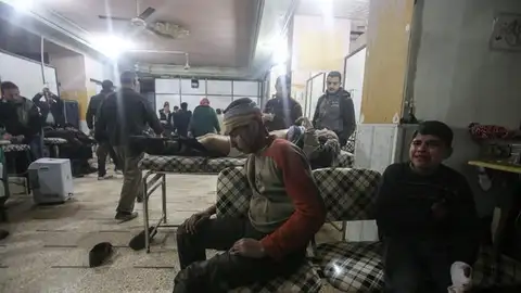 Heridos en Siria tras un bombardeo en Douma Heridos en Siria tras un bombardeo