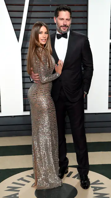 Joe Manganiello y Sofía Vergara Alfombra roja de las fiestas de después de los Premios Oscar 2017