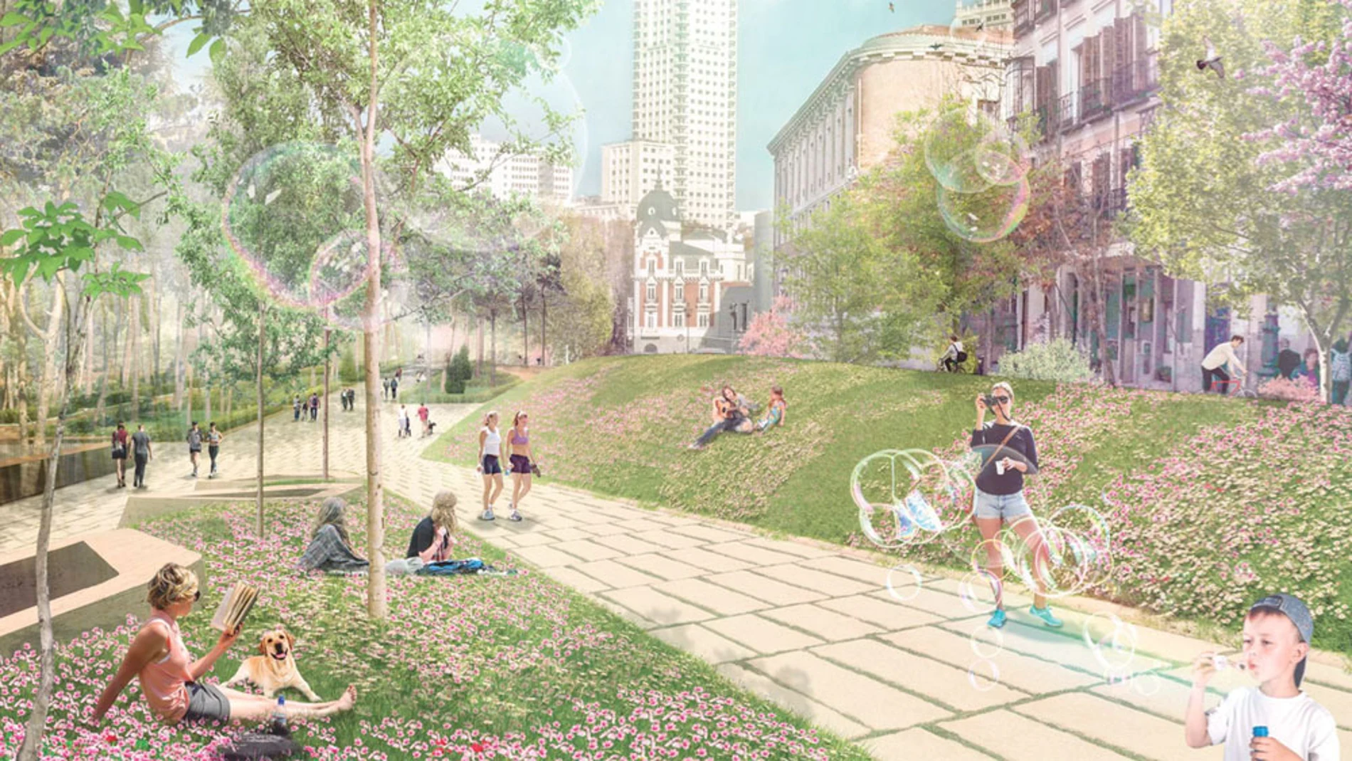 Imagen del nuevo proyecto para actualizar Gran Vía Imagen del nuevo proyecto para actualizar Gran Vía