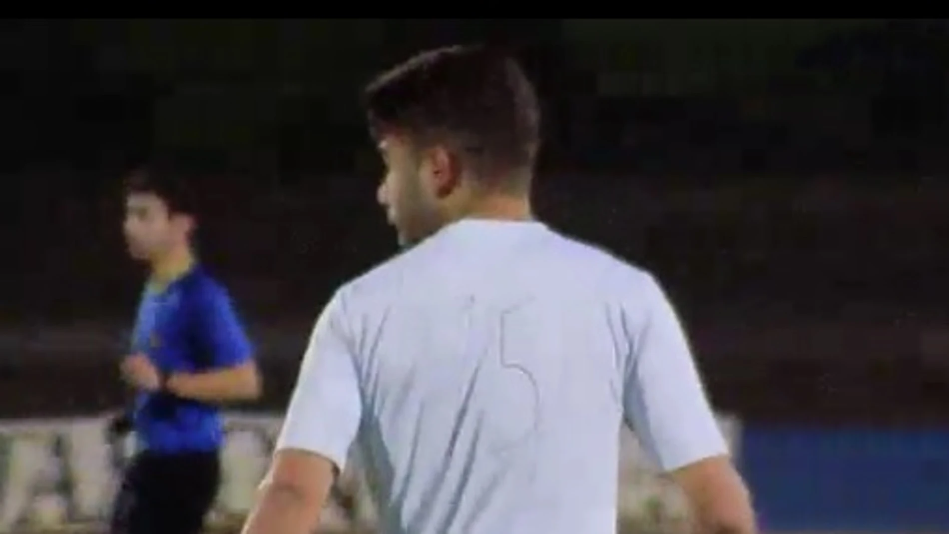 El Cacereño, con dorsales pintados a bolígrafo El Cacereño, con dorsales pintados a bolígrafo